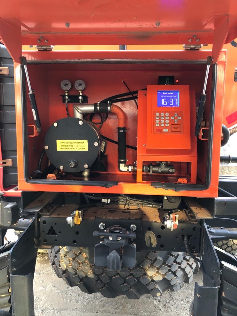 Установленная колонка АТЗ